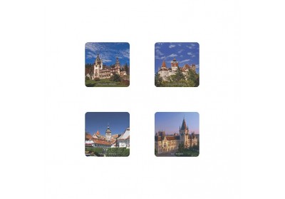 Suporturi pahare România set 4 bucăţi Suporturi pahare România set 4 bucăţi
